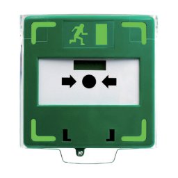 Buton aplicabil din plastic pentru iesire de urgenta, LED, buzzer (PICTOGRAMA) CSB-803