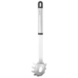 Lingura pentru paste, 33.5cm, Otel, Argintiu/Negru
