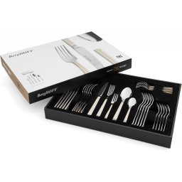 Set de tacamuri Heritage, 30 piese, Otel, Argintiu