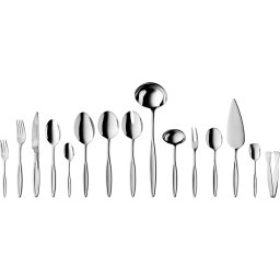 Set de tacamuri Folio, 72 piese, Otel, Argintiu