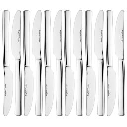 Set de cutite pentru cina Pure, 12 piese, Otel, Argintiu