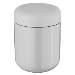 Recipient pentru alimente, 0.5L, 12.5cm, pereti dubli, Otel, Gri