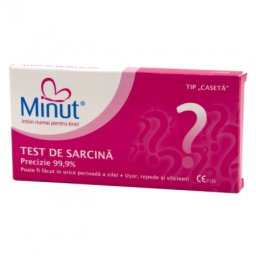 Test de sarcina Minut intim tip caseta