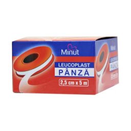 Leucoplast panza Minut 2.5 cm x 5 m