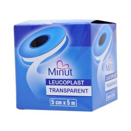Leucoplast transparent Minut 5 cm x 5 m