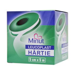 Leucoplast hartie Minut 5 cm x 5 m