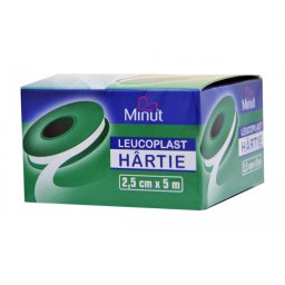 Leucoplast hartie Minut 2.5 cm x 5 m
