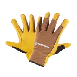 Manusi de protectie Piele naturala/Neopren, XL, Galben/Maro