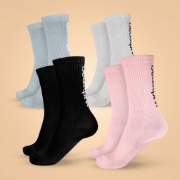 BeastPink 3/4 Socks 4Pack S