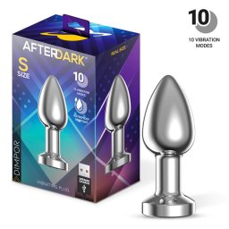 AfterDark Dimpor Metal Vibrating Anal Plug Size S