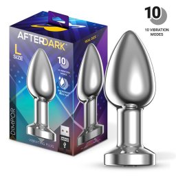 AfterDark Dimpor Metal Vibrating Anal Plug Size L