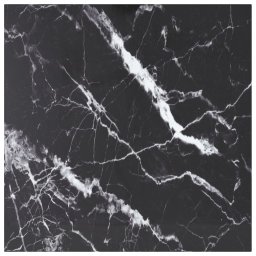 Blat masa negru 70x70 cm 6 mm sticla securizata design marmura GartenMobel Dekor