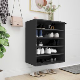 Pantofar, negru, 60x35x70 cm, PAL GartenMobel Dekor