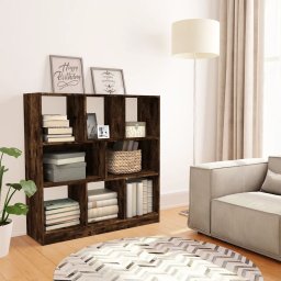 Biblioteca, stejar fumuriu, 97,5x29,5x100 cm, lemn prelucrat GartenMobel Dekor