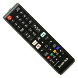 Telecomanda originala Samsung BN59-01315B, 44 butoane, buton Netflix, infrarosu, neagra