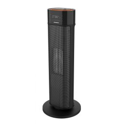 Radiator ceramic cu umidificare Heinner HCH-LH2000BK, 2000 W, Functie umidificare, Display LED, Control touch, Telecomanda, Fucntie ECO, Oprire automata, Functie Oscilare, Negru