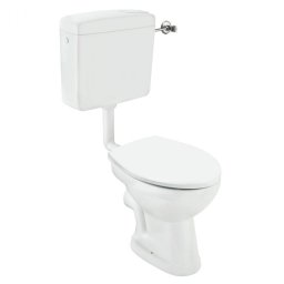 Set vas WC Combipack Alpha iesire laterala cu rezervor Faro si capac plastic Werkzeyt,