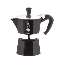 Espressor moka Colour Bialetti Negru Lucios 3 cesti