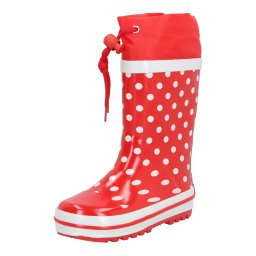 PLAYSHOES Cizme de cauciuc roșu / alb