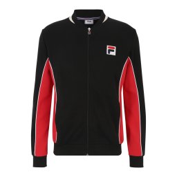 FILA Hanorac roșu / negru / alb