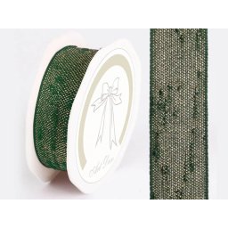 Rola material textil verde +sclipici pentru aranjamente florale