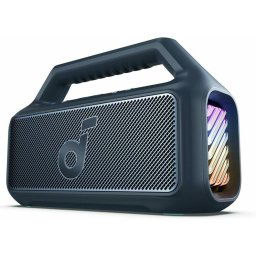 Boxa portabila Soundcore Boom 2, 80W, BassUp 2.0, IPX7, Lumini RGB, Bluetooth 5.3, Albastru