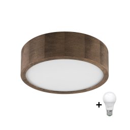 Plafonieră LED Brilagi CARVALHO 1xE27/60W/230V stejar nuc d. 27 cm