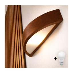 Brilagi - Aplică de perete LED CARVALHO 1xE27/15W/230V stejar/cireș