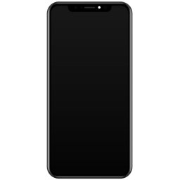 Piese si componente Display - Touchscreen JK pentru Apple iPhone X, Tip LCD In-Cell, Cu Rama, Negru