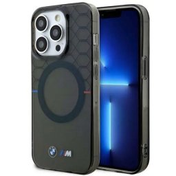 Husa Case BMW BMHMP14XHGPK iPhone 14 Pro Max 6.7" grey/grey hardcase Pattern MagSafe