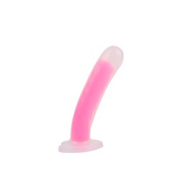 Dildo Rosy Glow Heart Base 18cm Pink