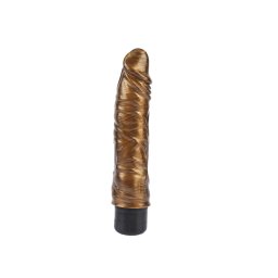 Vibrator Rosy Chubby Beau Gold 21.5cm