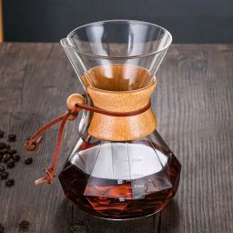 Recipient pentru cafea din sticla Coffee Joy V60