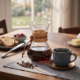Recipient pentru cafea din sticla Coffee Time V60 cadoul ideal pentru barista
