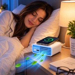 Purificator de aer wireless 3 in 1 Albastru