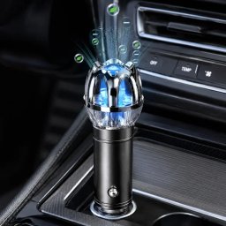 Mini purificator de aer auto negru