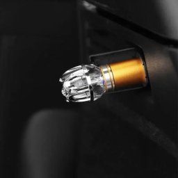 Mini purificator de aer auto Auriu