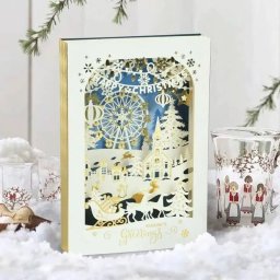 Felicitare de Craciun 3D Magia Sarbatorilor