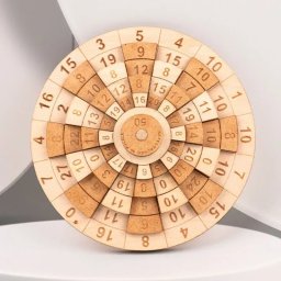 Puzzle 3D din lemn Matematica