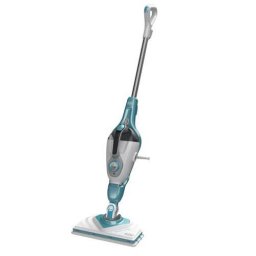 Aparat de Curatat cu Abur Black+Decker BHSM1610DSM Electric Steam Mop Delta Head SteaMitt 0.5L 1600W Alb Aquamarine