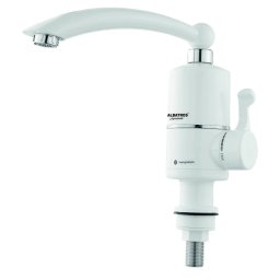 Robinet instant apa calda Albatros Aqualiente, Element de incalzire al apei din inox, 3000 W,Alb