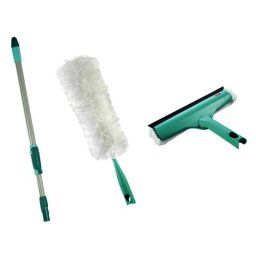 Set de curatare a geamurilor si prafului Leifheit