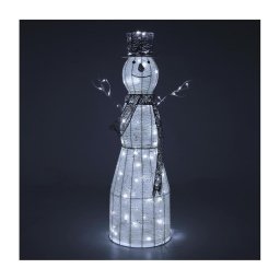Decorațiune LED de Crăciun de exterior Retlux LED/3,6W/230V/alb rece 124 cm IP44 om de zăpadă