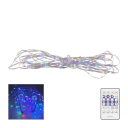Ghirlandă LED RGB, 10 m, 10 W, 5 V, alimentare USB, cu telecomandă
