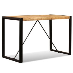 Masa de bucatarie, lemn masiv de mango nefinisat, 120 cm GartenMobel Dekor