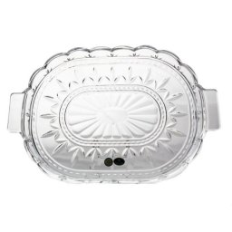 Platou cristal Bohemia 36.5 cm