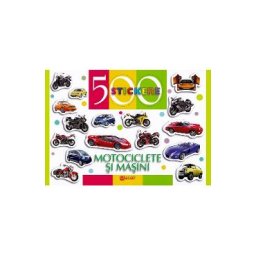 500 stickere. Motociclete si masini