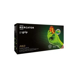 Set 50 bucati manusi GoGrip green protectie si examinare doctor in uniforma