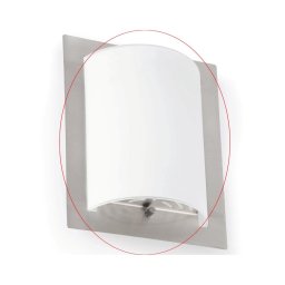 Abajur de rezervă din sticlă FARO 6R244 DIULA E27