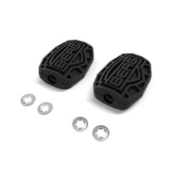 Set pedale negre reppy (x2)